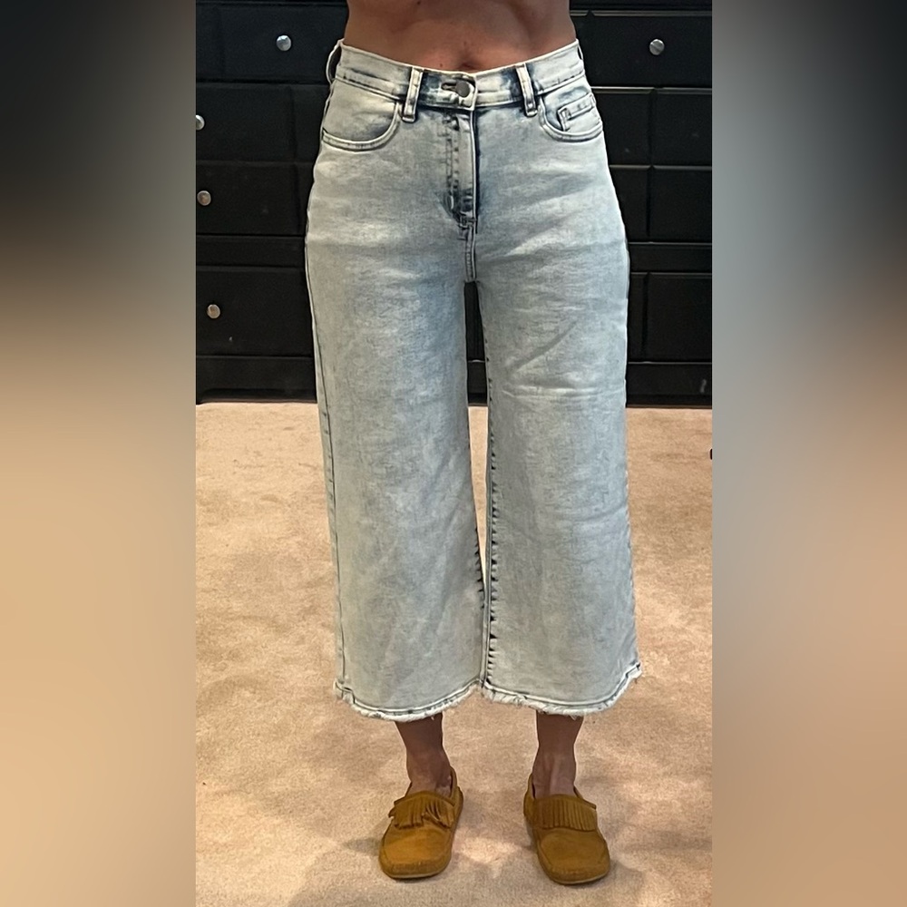 Poison Mushroom Crop Jean